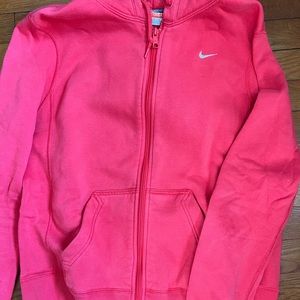 Pink Nike Hoodie with Pockets